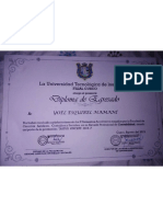 Diploma de Egresado