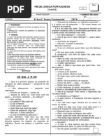 Prova.pb.Linguaportuguesa.8ano.manha.1bim