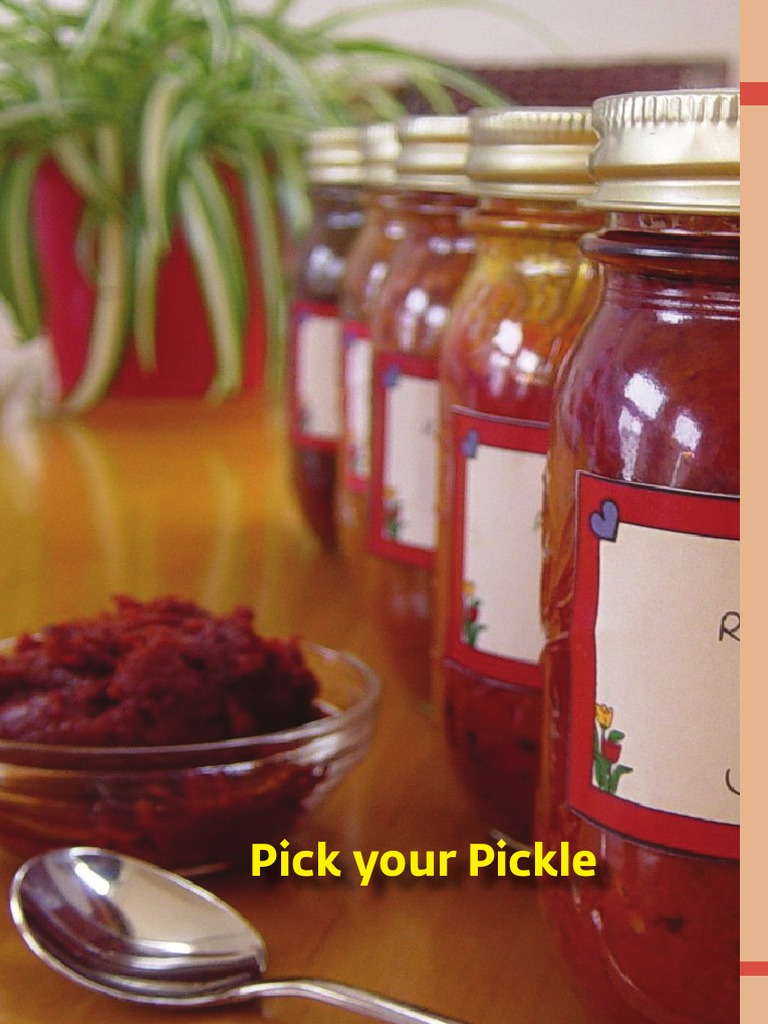 Pickle English PDF Pickling Food Preservation