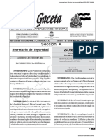 Reglamento de Evaluación Física Del Personal de La Policía Nacional de Honduras Acuerdo Ejecutivo 007-2016 Final PDF