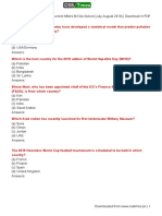 Current Affairs MCQs Solved (July-August 2019) - Download in PDF