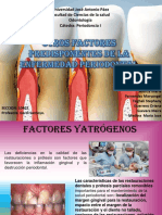 Otros Factores Predisponentes de La Enfermedad Periodontal