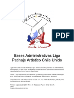 Bases Administrativas Liga Patinaje ArtÃ - Stico Chile Unido