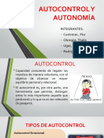 Autocontrol y Autonomía