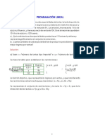 Programación lineal para maximizar beneficios