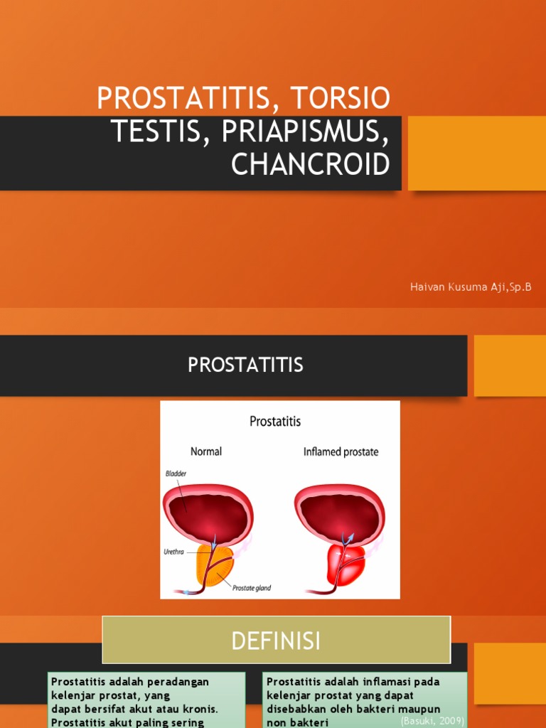 Prostatitis Enterococcus prostatitis