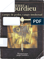 Bourdieu Pierre - Campo de Poder Campo Intelectual PDF