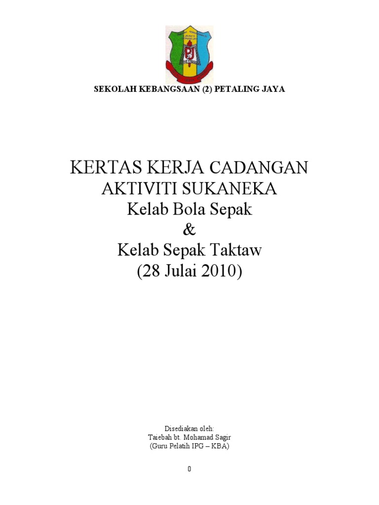 Kertas Kerja Sukaneka