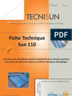 TECNISUN SUN110 Plaquette Technique 090310