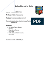 Informe 1 Circuitos Eléctricos