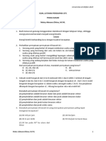 Latihan Soal UTS Fisika Dasar PDF