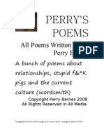 Perry's Poems Poemas de Perry at Perrybarnessongs - Blogspot.com o Poeta Inglês