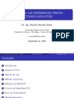 2 3 Diferencias Finitas Metodos Explicitos 2019042502 PDF