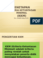 Penetapan KKM