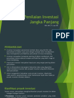 Teknik Penilaian Investasi Jangka Panjang