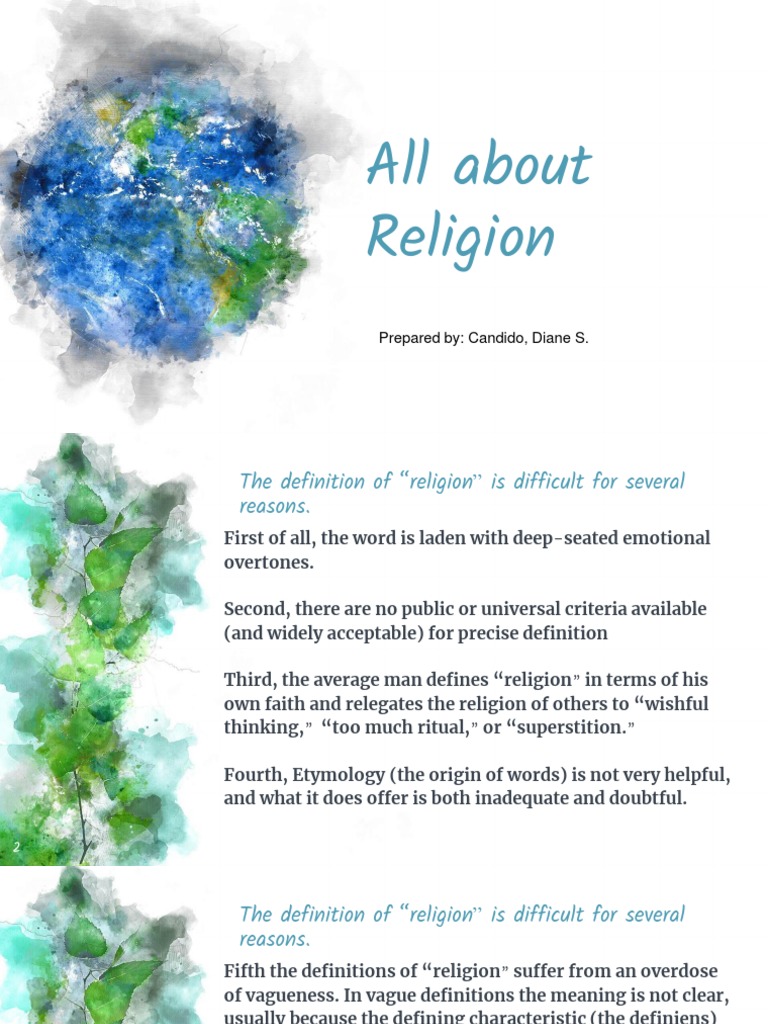 All About Religion | PDF