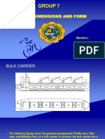 Ships Dimensions and Form