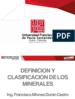 3 - Definicion y Clasificacion de Los Minerales
