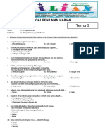 Soal Tematik Kelas 1 SD Tema 5 Pengalamanku Subtema 4 Pengalaman Yang Berkesan Dan Kunci Jawaban