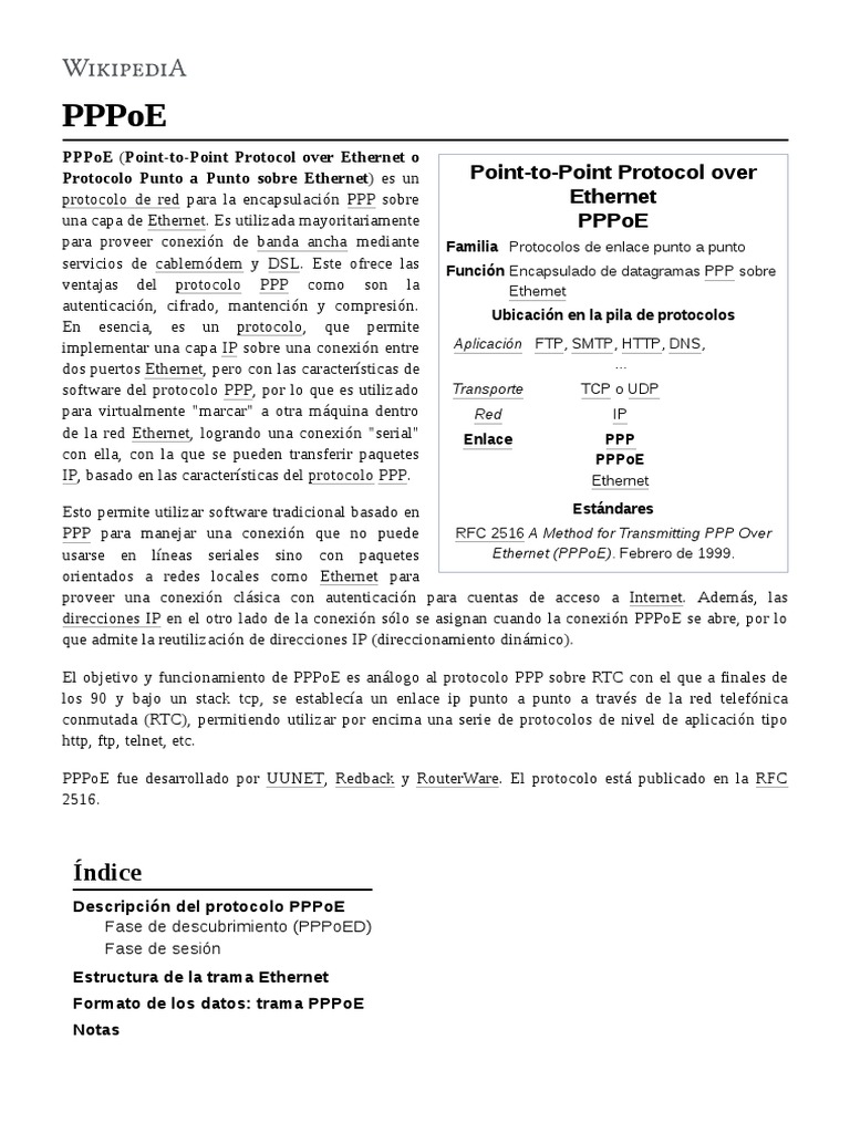 PPPo E | PDF | Tecnología