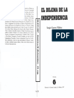 VILABOY - El Dilema de La Independencia, Pps. 1 A 22 y 74 A 92 PDF