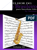 O Melhor Do Choro Brasileiro Vol. III - Sax Alto