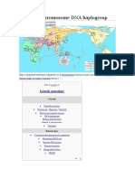 Human Y-chromosome DNA haplogroup