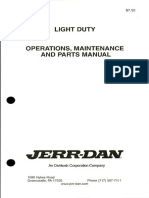 Jerr Dan Light Duty Operations and Maintenance Manual