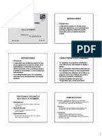 Breve Resumen en PDF de Vitaminas Función y Deficiencia PDF