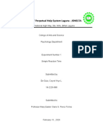 Lab Report 1 (Simple Reaction Time)