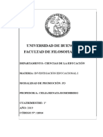 Programa Investigación Educacional I Prof Rosemberg