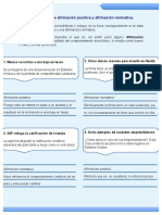 Diferencia Entre Afirmación Positiva y Normativa Esta Mal PDF