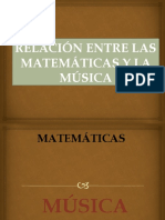 Relacion Entre Las Matematicas y La Musica