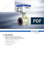 Krohne Aquamag Magnetic Flow Meter Final Doccig Flowmeters Ifc 011 Measurement PDF