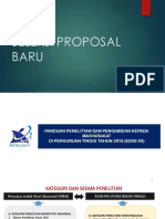 Pengantar Dan Seleksi Proposal Baru