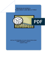 Program Kerja Ekstrakulikuler Olahraga Bola Volly SMP MALO