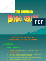 Metode Keramik Dinding