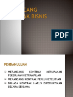 Merancang Kontrak Bisnis