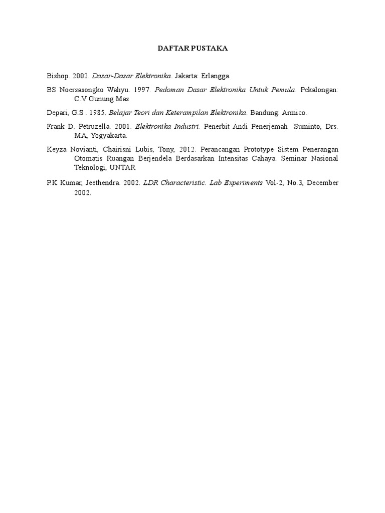 Daftar Pustaka | PDF | Sains & Matematika | Komputer