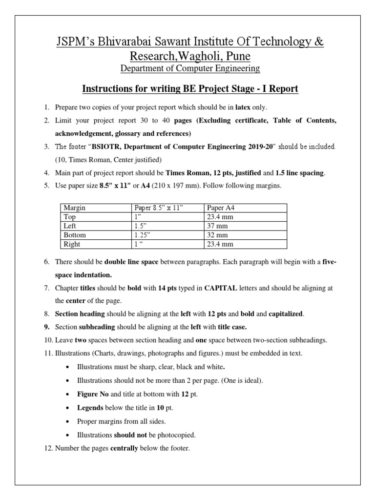Project Stage1 Report Format | PDF