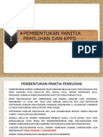 Pembentukan Panitia Pemilihan