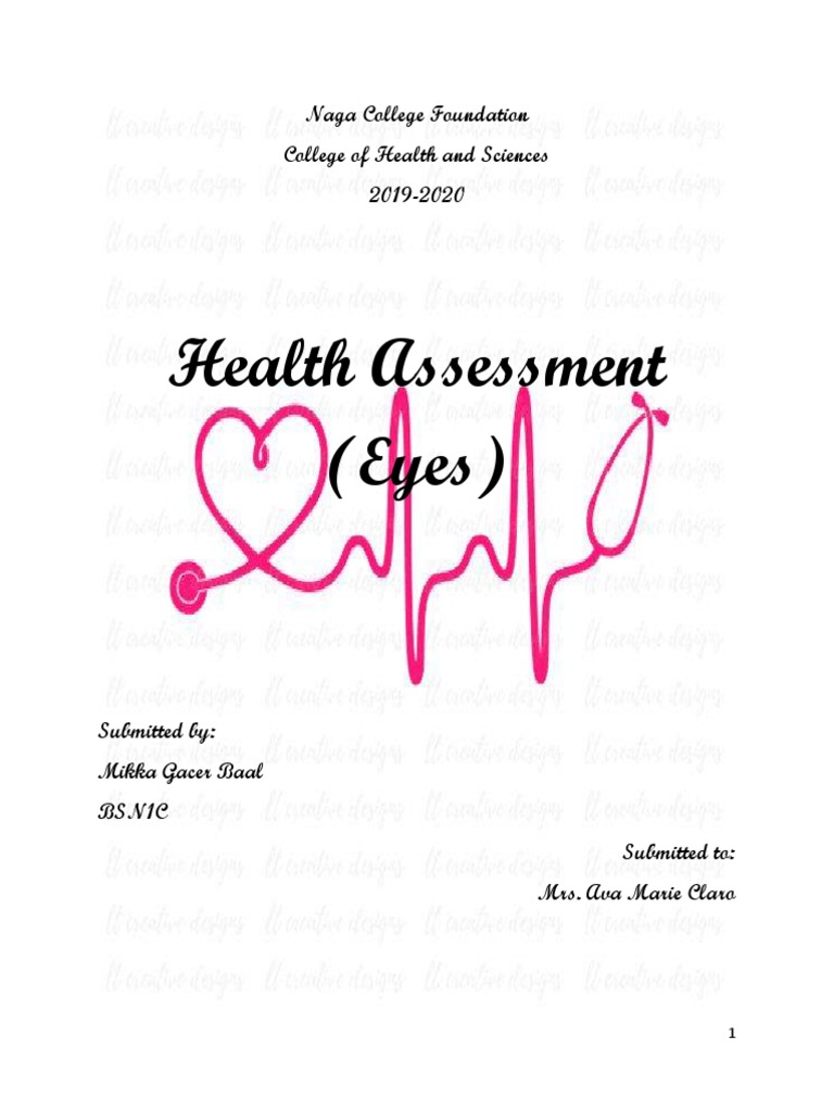 Eyes Health Assessmentt PDF