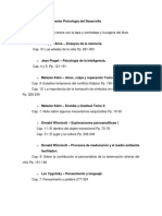 Textos para Dossier Psicología del Desarrollo