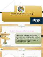 Mental MathSpeed Math