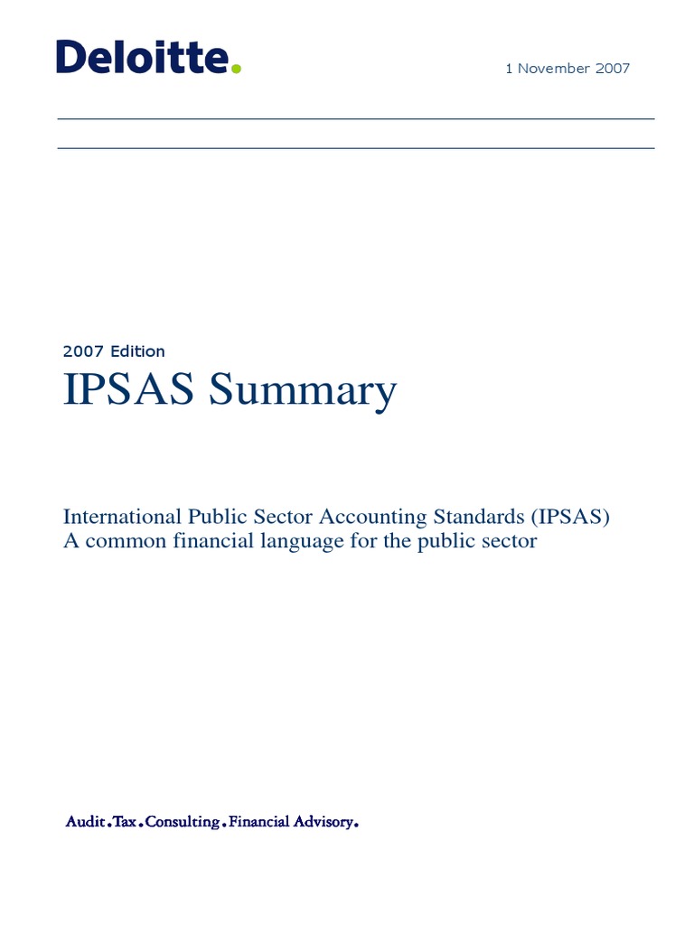 2007ipsassummary PDF | PDF | International Financial Reporting ...