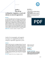 Análisis TC y RMN cardiopatías congénitas