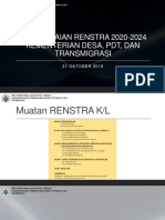 Penyampaian Renstra 2020-2024