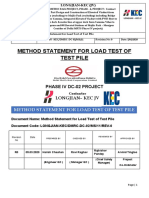 Load Test Method Statement