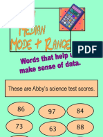 Mean Median Mode