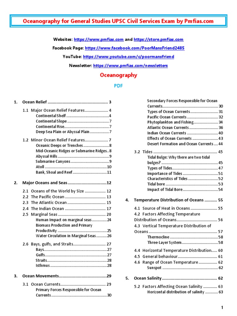 Geo19 3 Oceanography Pdf Pdf